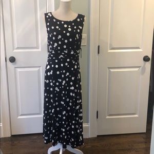 Jessica Howard navy polka dot dress